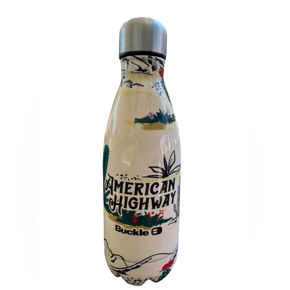 Buckle American Highway Stainless Steel water bottle Western NEW